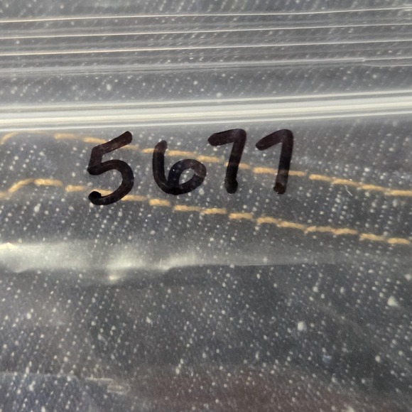 NWT Levis 501 Jeans Mens 28x30 Indigo Blue Slubby Raw Selvedge Fits 26x28 - Picture 16 of 16